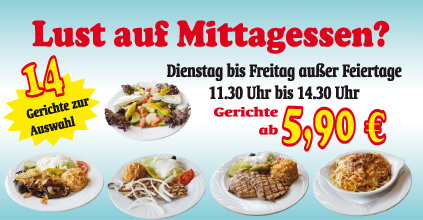 Mittagsmenue